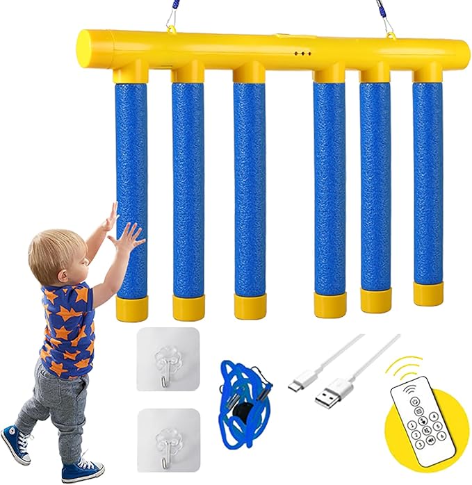 Reflex Drop Sticks Challenge Game, Hand Eye Coordination Training Toy, 3 Adjustable Speed Drop Sticks Catching Sticks Game