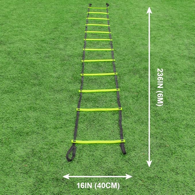 FORZA Agility Training Ladder | Improve Your Performance with Versatile Footwork Drills - Available in 10ft or 20ft Lengths