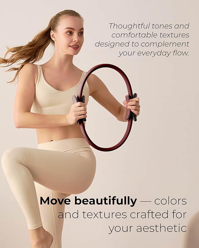 Pilates Kit for Women – Home Pilates Equipment Set with Ring, Ball & Resistance Bands | Pilates Starter Kit with Accessories in Gift Box