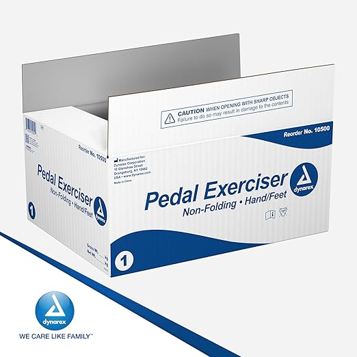 Dynarex 10500 Pedal Exerciser, Non-Folding, 15.75" Length, 21.65" Width
