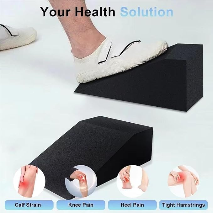 Yoga Foam Wedges 4Pieces Squat Wedge Block Board for Weightlifting Home Gym Bodybuilding Fitness Tight Calves