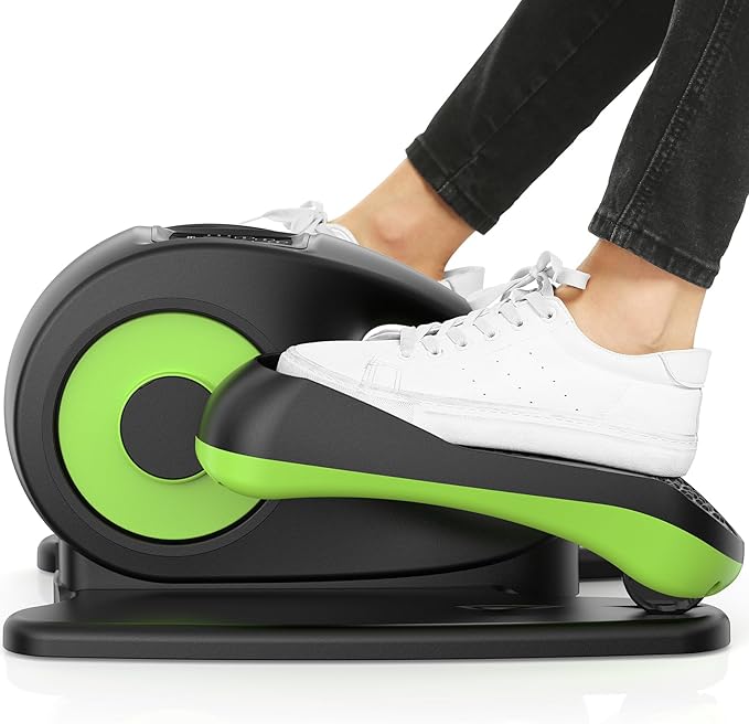 Ancheer Under Desk Elliptical,Ellipse Leg Exerciser for Seniors Fully Assembled, Electric Seated Pedal Elliptical Exerciser with Remote &12 Resistance Adjustable Speed