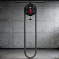 Endless Rope Trainer Machine,0-30kg Adjusted Resistance,Athletes Suspension Pulley Trainer,330lb Load Capacity,for Grip Arms Back and Core Strength