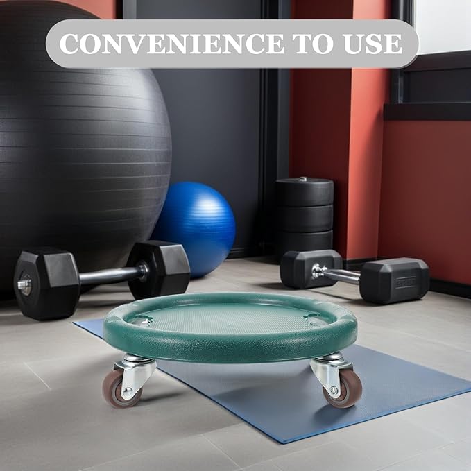 FAVOMOTO Ab Roller Wheel Four-wheel Abdominal Exercise Roller with Silent Glide Core Strength Training Fitness Ab Board for Home Workout and Gym Use