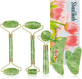 Gua Sha Facial Tools, Guasha Tool for Face, Jade Face Roller,Self Care Gift for Women and Men