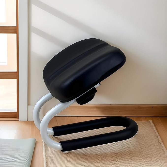 Adjustable Kneeling Bench,with Sponge Cushion Meditation Stool Bench Seat,Meditation Stool,Meditation Accessories, Non-Slip Leg Sleeve, Portable Chair for Home Yoga Studio