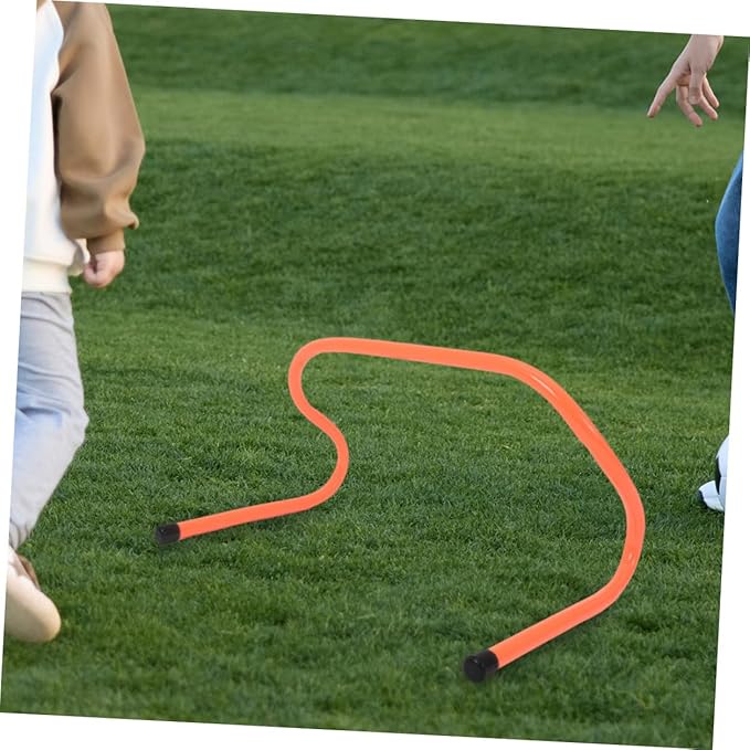 Beaupretty 4pcs Plastic Agility Hurdles 15cm Training Hurdles for Soccer Football Speed and Agility Drills Youth Sports Equipment