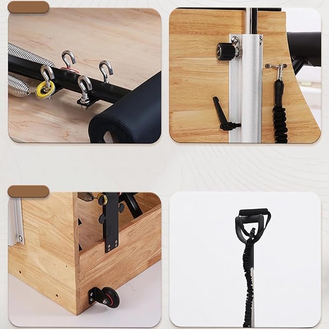 Pilates Chair, Professional Stability Pilates Chair, Home Pilates Equipment, Professional Pilates Chair with Handles, Suitable for Home Use.
