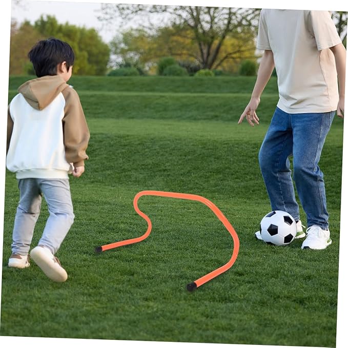 Cabilock 3pcs Agility Hurdles 15cm Plastic Speed Hurdles Football Training Equipment for Youth Soccer Agility and Running Training