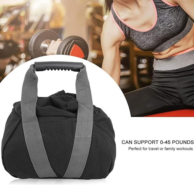 Kettlebell Sandbag, With Adjustable Weight Design, 25.5x25x17cm, Fitness Training Bag, Yoga Fitness Bag, Durability Sandbag With Handle, For Home Gym Yoga