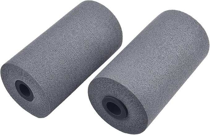 Foot Foam Pads Rollers Replacement for Leg Extension Attachments for Weight Bench and Home Gym Equipment, Fits Tube Diameter 22-25mm