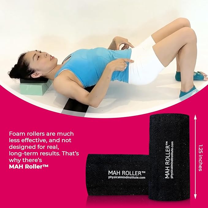 MAH Roller, Neck & Spine Alignment Tool Pack of 2 Accessory for Parasetter and MINIs Back Pain Relief, Posture Support, Stretch & Recovery Foam Roller for Pilates, Yoga, Physical Therapy