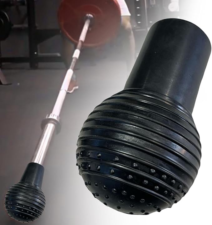 Barbell Attachments Weightlifting Support Kit Easy to Use Rubber Strength Training Gear for Rotation Gym