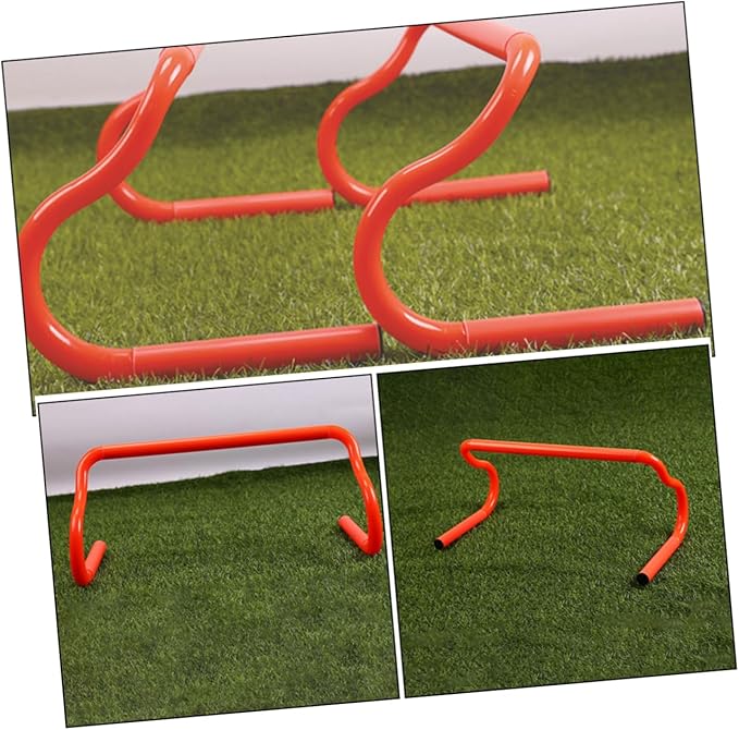 SUPVOX 3pcs Detachable Speed Hurdles Set for Agility Training Lightweight and Portable Hurdles for Soccer Baseball and Athletic Practice Indoor and Outdoor Sports Equipment