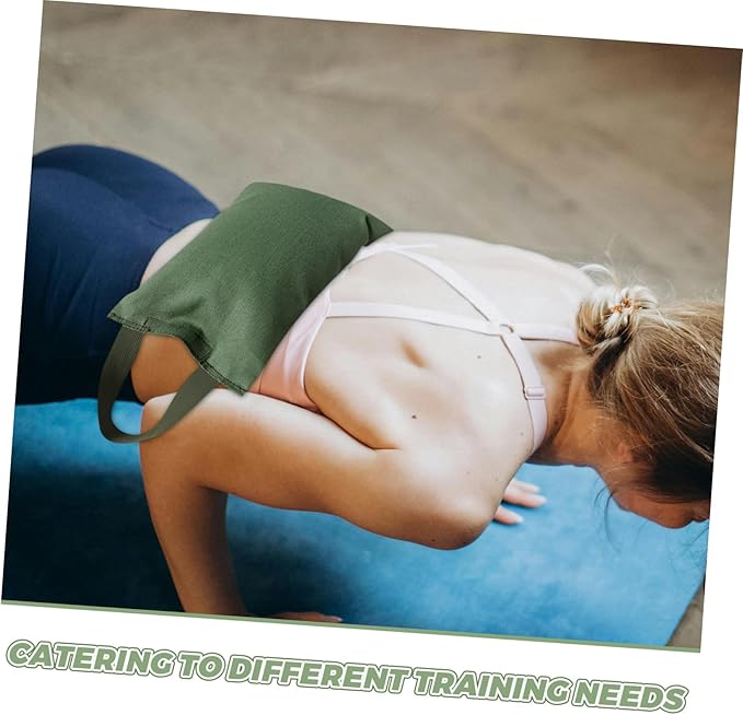TOYANDONA Weighted Leg Press Sandbag Gym Bag for Yoga Dance Adjust Weight Training Bag