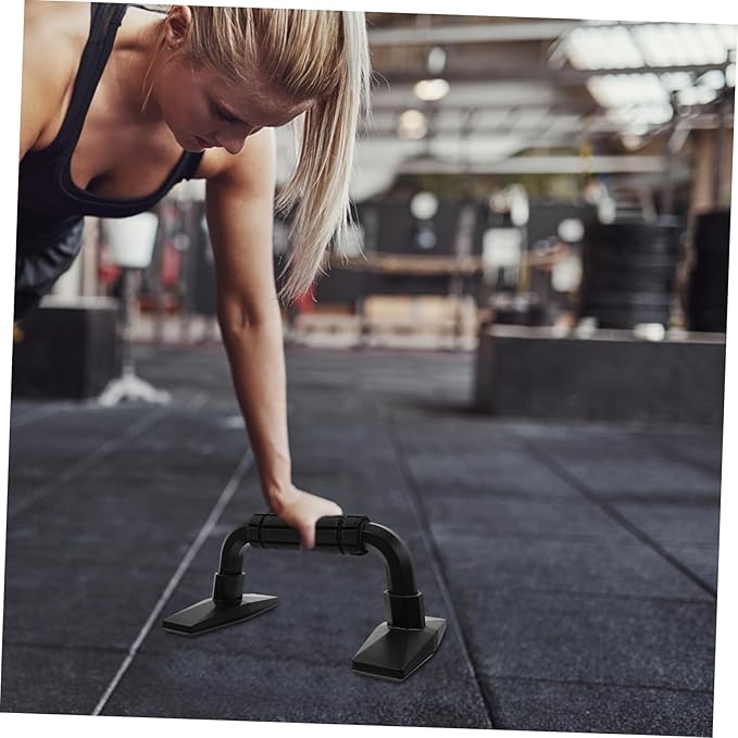POPETPOP H-Type Push-up Stands Soft Grip Handles Compact Fitness Equipment for Arm Strength Training Suitable for Home Workouts and Chest Muscle Development