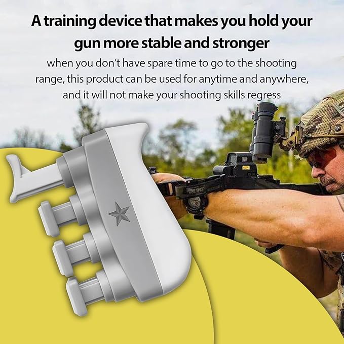 Trigger Trainer Dry Fire Practice Tool – Compact Shooting Rhythm and Training Device, Adjustable Resistance for Firearm Accuracy and Muscle Memory, for and Tactical Shooting