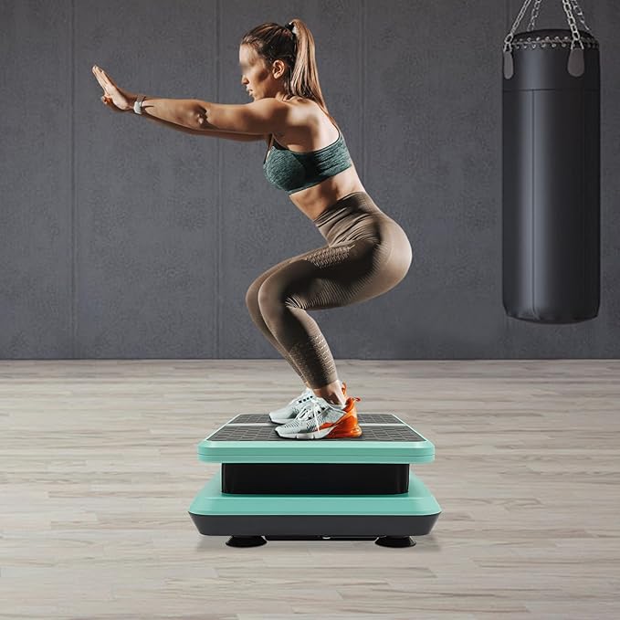 Vibration Plate Exercise Machine Vibration Platform Machines Full Body Vibration Plates for Lymphatic Drainage 450 Lbs Capacity Vibrating Plate for Women & Men Whole Body Weight Loss