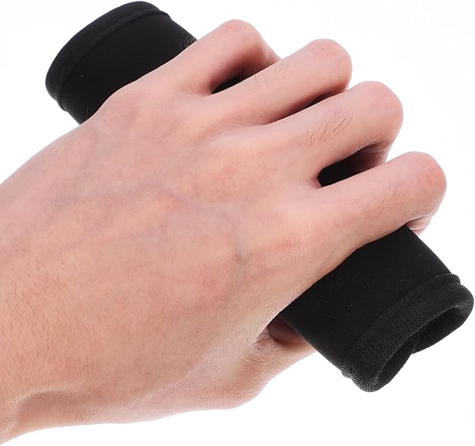 balacoo 3pcs Detachable Anti-Slip Pull-up Handle Grip Sleeves Barbell Pad Set Dumbbell Cushion Protective Pads for Doorway Gym Essentials