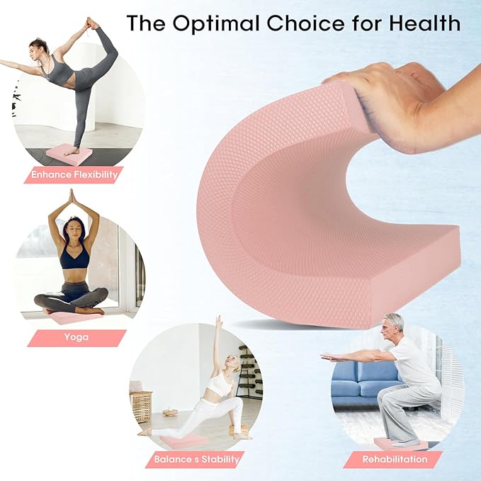 Exercise Balance Pad，Balance Foam Mat for Physical Therapy Equipment & Strength Stability Training, Slip Resistant Foam Mat for Yoga, Pilates, Meditation，Gardening knee pads