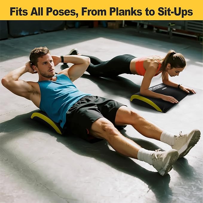 POWER GUIDANCE Ab Exercise Mat - Sit Up Pad - Abdominal & Core Trainer Mat for Full Range of Motion Ab Workouts