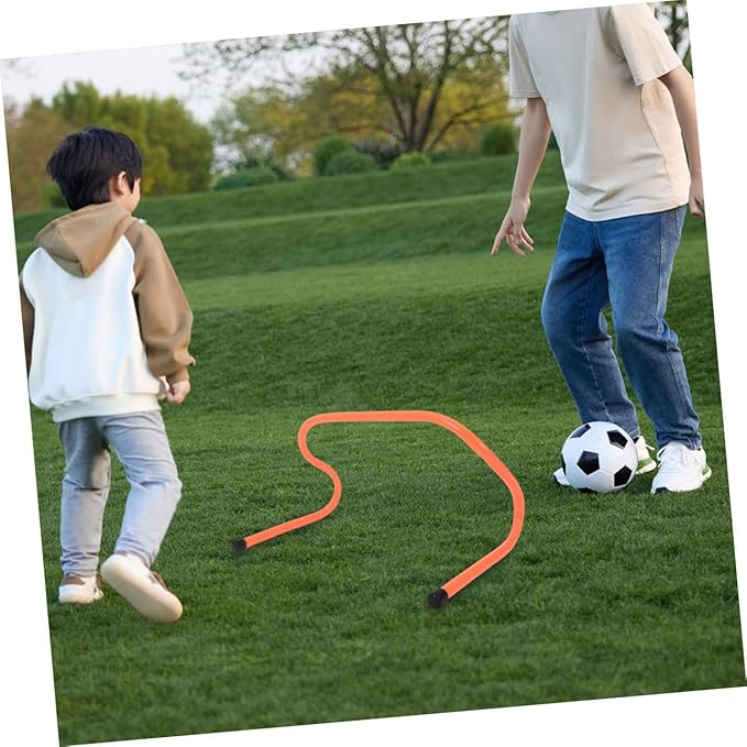 3pcs Agility Training Hurdles 15cm Plastic Soccer Speed Football Training Equipment for Youth Sports Agility and Track Practice