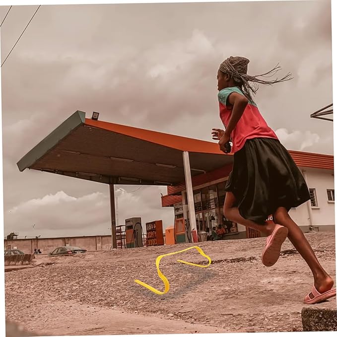 KESYOO 4Pcs Soccer Training Equipment Durable Speed Hurdles for Agility and Footwork Skills Development Weatherproof Pe Material High for Sports Training and Practice