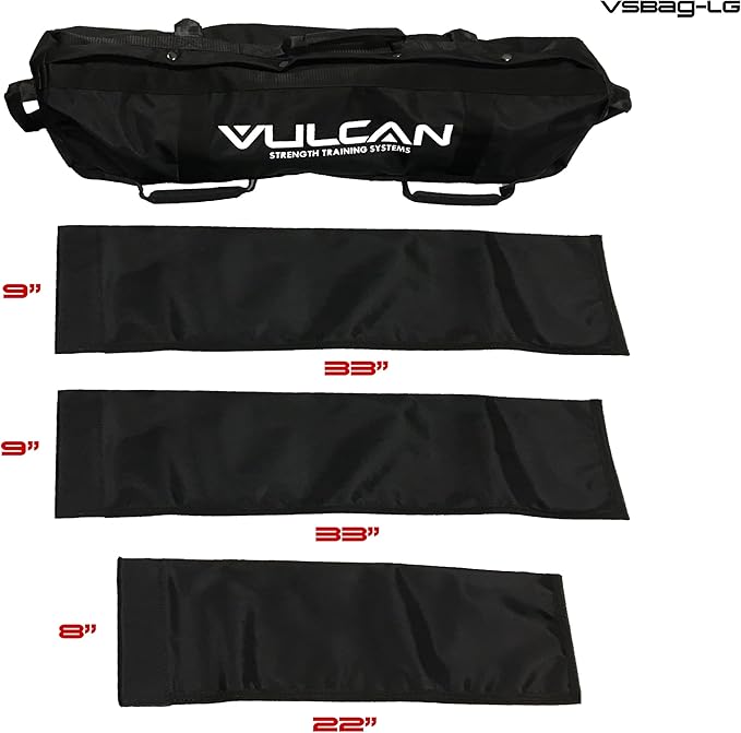 Vulcan Sandbag Trainer – Adjustable Heavy-Duty Workout Sandbag for Strength Training and Functional Fitness | 1050D Ballistic Nylon, Reinforced Filler Bags, Multi-Grip Handles for Cross-Training