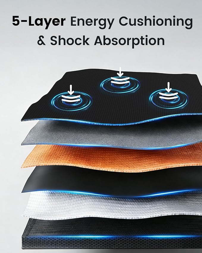 Walking Pad, Walking Pad Treadmill for Home Office, Portable Under Desk Treadmill with Remote Control and LED Display, Walking Jogging Running Machine