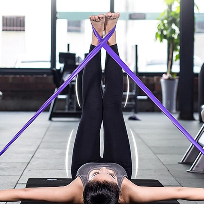 Women's Fitness Exercise Set Pilates Ball Rings and Band with Nonslip for Home Exercise and Flexibility Pilates Rings and Ball Set for Flexibility