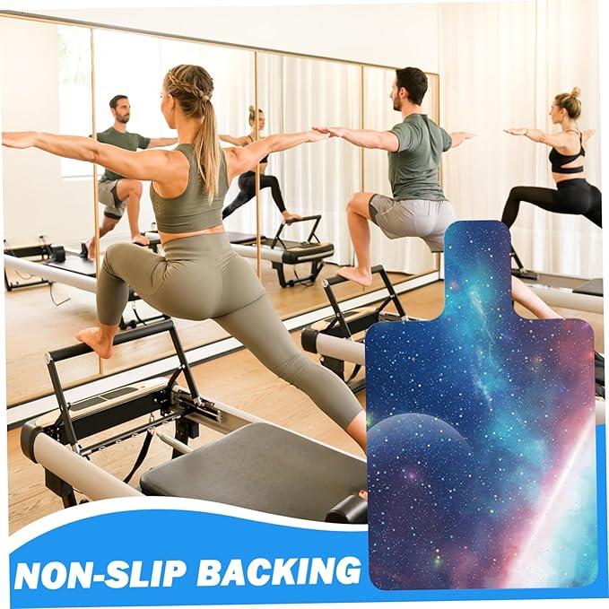 Pilates Mat Pilates Reformer Mat 39''x24'' Non Slip Pilates Mat Foldable and Portable Exercise Mat Easy to Clean Pilates Reformer Accessories for Exercising Gym Style 2