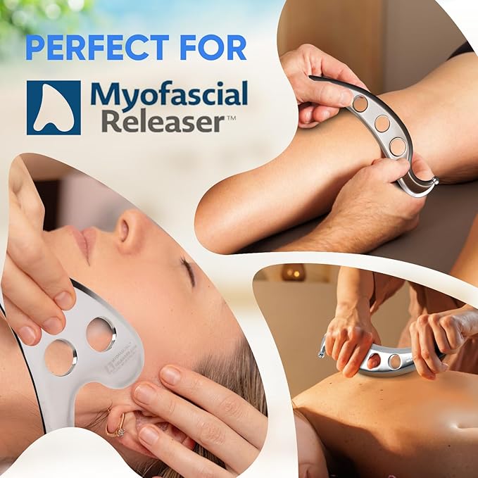 Myofascial Releaser Emollient Balm for IASTM & Gua Sha – Non-Greasy Massage Balm for Tool Glide and Bodywork – Natural, Hypoallergenic, Unscented Massage Balm Alternative to Oil (195g)
