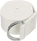 Yoga Strap for Stretching, Athletic Stretch Band with Adjustable Metal D Ring Buckle Yoga Bands