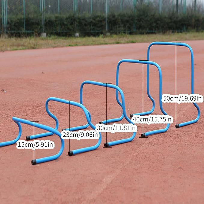 5 Pack Agility Speed Training Hurdles Detachable Agility Training Hurdles Sports Practice Equipment for Athletes, Soccer Football Training Equipment Hurdle Rack 5 Pieces