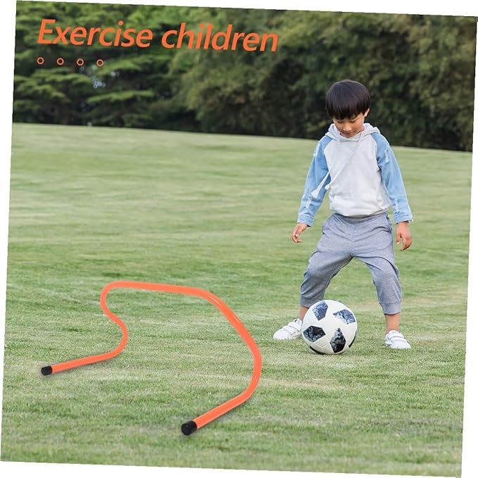 DECHOUS 3pcs Plastic Speed Agility Training Hurdles 15cm for Youth Soccer Basketball Running Accessory Sturdy Track Hurdles Equipment for Agility Drills