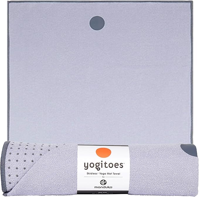 Yogitoes Yoga Hand Towel - Quick Drying Microfiber, Lightweight, Easy for Travel, Use in Hot Yoga, Vinyasa and Power, 16 Inch (40cm)