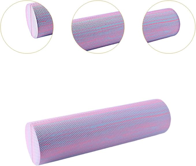 DYNWAVE Exercise Foam Roller Comfortable Lightweight EVA Foam Roller Pilates Foam Roller for Fitness Stretching Runners