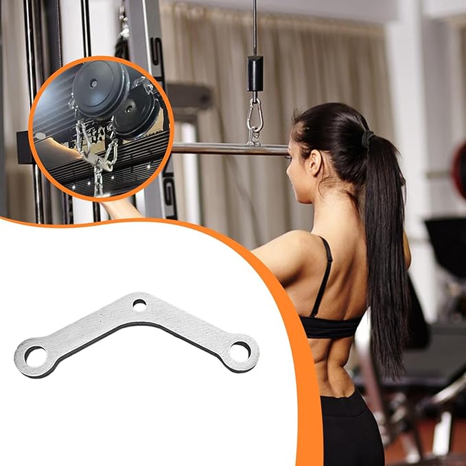 Pull Down Attachment Strength Training Stainless Steel Muscle Building Portable Lightweight Fitness Equipment Attachment