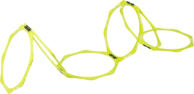Hexagonal Speed & Agility Training Rings - Set of 6 by Trademark Innovations