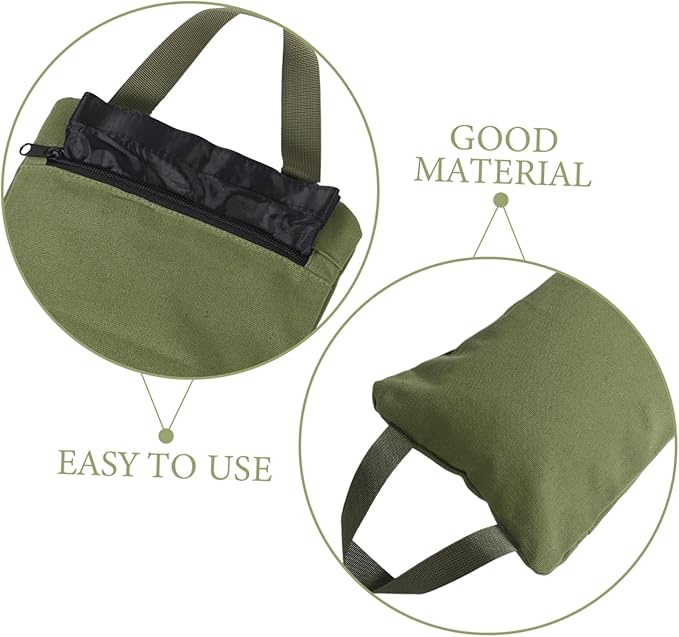 KICHOUSE Versatile Exercise Bag Yoga Gear Removable Weight Canvas Sandbag for Yoga Training Supplies