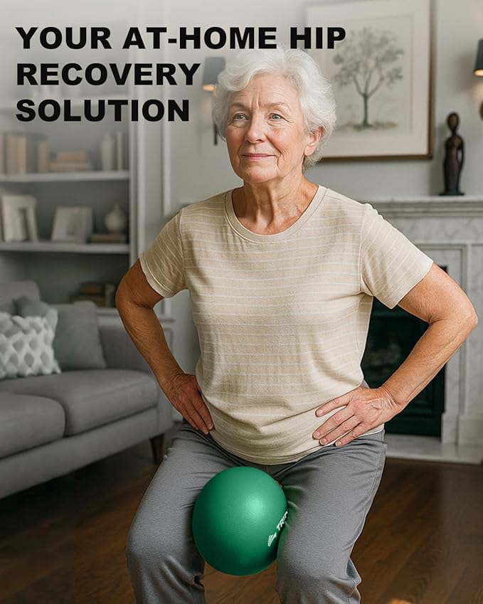 Trideer Exercise Balls Physical Therapy, 9 Inch Pilates Ball Between Knees for Physical Therapy, Mini Exercise Ball - Yoga Ball, Small Workout Balls for Core Strength and Back Support with Guide
