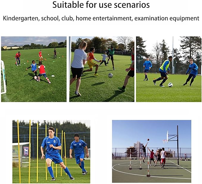 Hurdles Training Equipment, Agility Speed Hurdles for Kids Quick to Assemble and Versatile for Outdoor Indoor Sports Workout