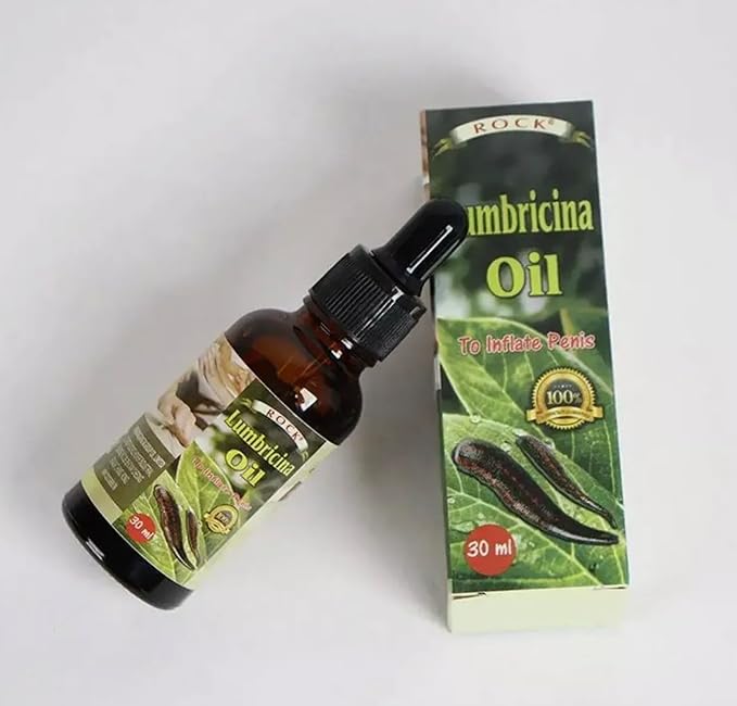 Leech Oil Lumbrica Extra Strength Men Enlargement Oil Leech Oil 1 Pack Men Penis Growth Increase Enlarge Oil, Moisturizing Massage Oil Leech