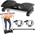 KESHWELL Waist Twisting Machine,Ab Twist Board For Weight Loss&Waist Slim,Ab Machine with Pilates Bar,Noiseless Waist Trainer For Women & Men, 330 Lbs Capacity At Home Workout Equipment.