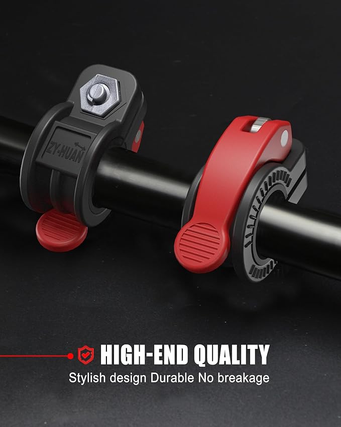 Mini Barbell Clips 1 inch I Multi-Size Adjustable Barbell Collar I 1 inch Barbell ClampsIQuick Release Weight Clips Pair of Locking for Dumbbell Bar