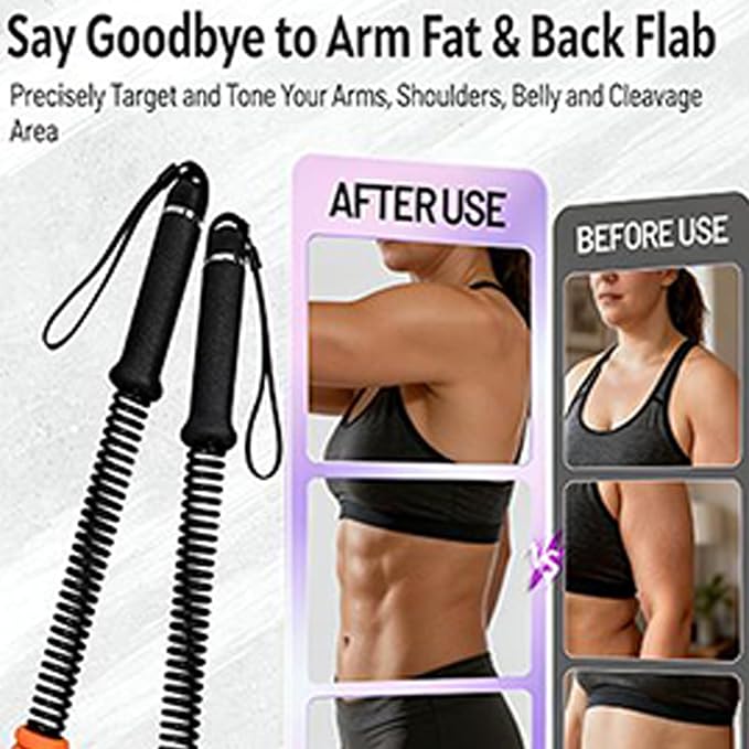 Cordless Battle Rope | Body Conditioning Equipment & Fitness,Cordless Exercise Rope for Workout,For Indoor Outdoor Gym Living Room Women Men Athletes