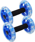 Twin-wheel Ab Roller Fitness Wheel Strengthening Exercise Device for Home Gym Weight Loss and Abdominal Shaping Training