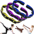Fitness Resistance Band for Stretching and Yoga, 8 Loops Numbered Resistance Band, Elastic Training Bands for Yoga, Stretching, Pilates, Fitness