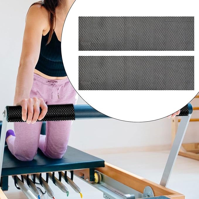 1 Pair Pilates Non Slip Mat Gripper Pad Pilates Reformer Mat Anti Skid for Women Men for Body Building Workout Exercise