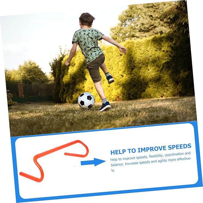Milisten Speed Agility Training Hurdles High Soccer Hurdles for Football Skills Portable Agility Equipment for Home School Training for Athletes and Instructors